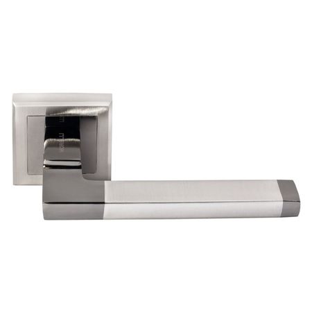 ручка дверная MORELLI MH-35 SN/BN-S никель белый/черный