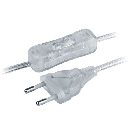 кабель для бра NAVIGATOR 2x0,5 1,7 м 2 А с выключателем прозрачный кабель акустический dori 2х0 75мм 20м прозрачный