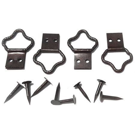 петля-подвес корона-кольцо для картины, фоторамки бронза 4шт форма для фоторамки fengying силиконовая