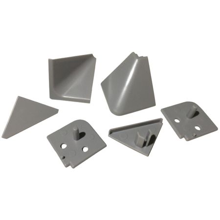 фурнитура к плинтусу под вставку (угол внутр.+нар., 2 заглушки) силиконовые заглушки для шприцев heltc 15 шт