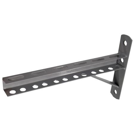 консоль силовая П-образная 400х180х40мм 40кг серый консоль жестяная 250x300x45 5мм   серый