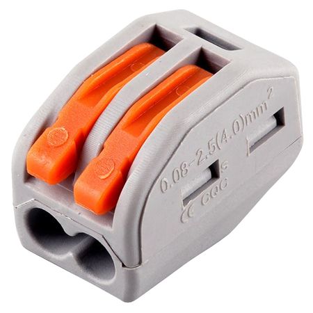 клемма рычажная STEKKER, 2-проводные LD222-412, 5 шт лебедка рычажная martix 4т