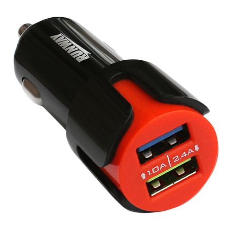 устройство зарядное для телефона RUNWAY 1/2.4А 2USB черный разъемы для гитары tlzwla 6 35 мм