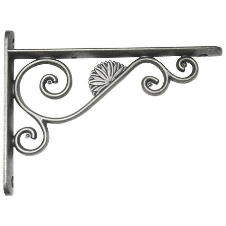 консоль декоративная MOD7 190x240х25мм 20кг античное серебро крюк для велосипеда 20кг