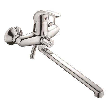 смеситель для ванны LEDEME L2229-B длинный излив хром картридж для смесителя ledeme l51 35мм