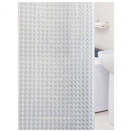 занавеска для ванной TATKRAFT Crystal 3D 180x180см PEVA