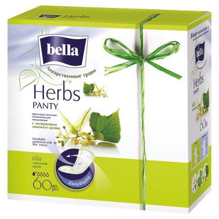 прокладки BELLA Panty Herbs Tilia ежедневные 60шт дона таблетки п о плен 750мг 60шт