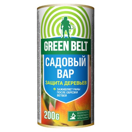 средство защитное Вар садовый ГРИН БЭЛТ 200г ные бусины из пенопласта 200г