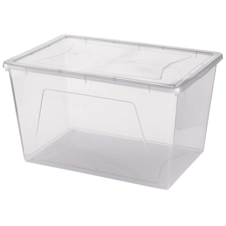 контейнер GENSINI 55х37,5х31,5см 46л для бытовых нужд пластик с крышкой