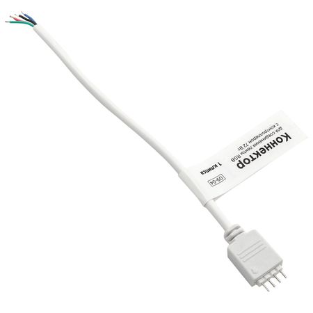 коннектор APEYRON для ленты RGB с контроллером RGB 1 клипса пластиковые ленты с бантами   из 100 штук