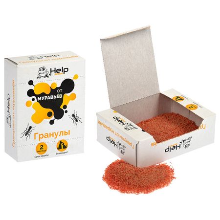 гранулы HELP от муравьев 80г сульфур с30 гранулы гомеопатич 5 гр