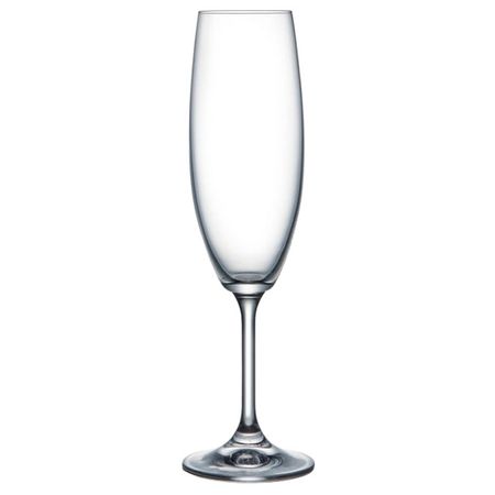 набор бокалов CRYSTALEX Лара без декора 6шт 220мл шампанское стекло поддельные книги для декора