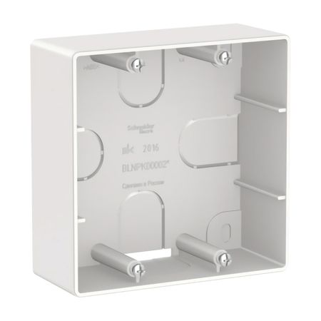 коробка BLANCA подъемная к розеткам для электроплит белый розетка blanca для электроплит трехфазная скрытой установки 3р n 32а 400в белый
