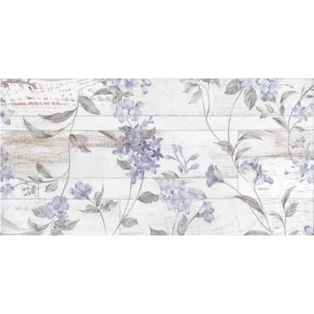 плитка настенная GLOBAL TILE SAN REMO декор. часть -1 25х50 белая