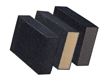 губка шлифовальная TOOLBERG мелкая 100x70x25мм зерно 120, арт.2209001 сетка шлифовальная toolberg 115х280мм зерно 60 5шт арт 2206060