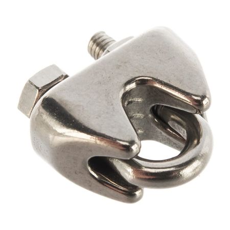 зажим троса DIN741 3мм нержавеющая сталь 1шт 1 шт m2 m32 316 нержавеющая u образный зажим для троса кабельные болты крепежные такелажные аппаратные зажимы