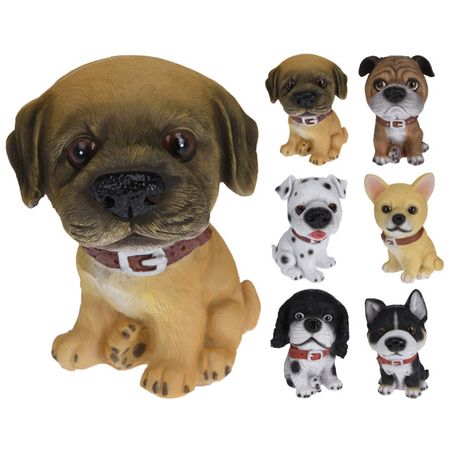 фигура садовая Щенок 13,5см полистоун в асс-те настенная наклейка honc плоский стикер щенок