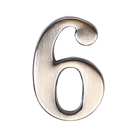 цифра-6 самокл металл антик бронза крючок 2 х рожковый антик бронза