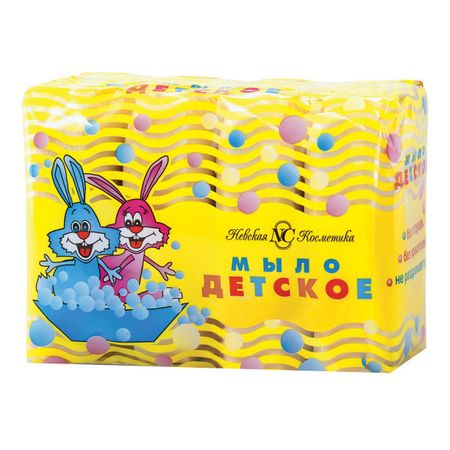 мыло НЕВСКАЯ КОСМЕТИКА Детское 4шт 100г kingbo rma 218 флюс для реболлинга 100г