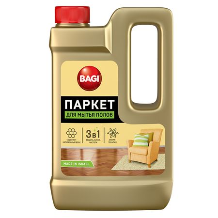 средство для пола БАГИ Паркет  0,55л паркет polarwood 3полос дуб мoнсун лак 1116х188х14мм