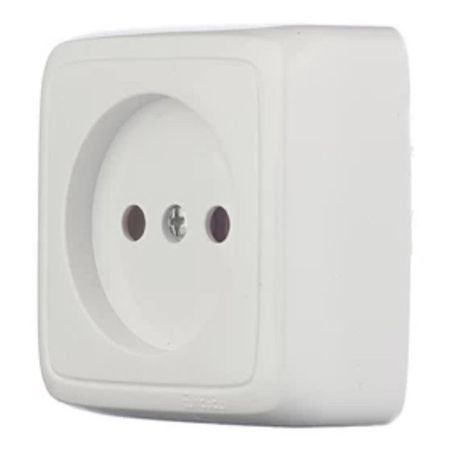 розетка 1 пост HEGEL Alfa Slim без заземления белый трех ная флейта для alfa romeo stelvio giulia 159 156 giulietta 147 mito spider gt
