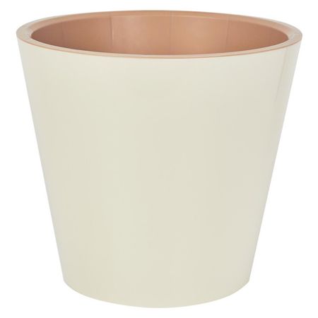 горшок для цветов London 15,7л d32см h30см на колесиках сливочный пластик сыр творожный фетакса hochland сливочный с рассольным сыром 140 г