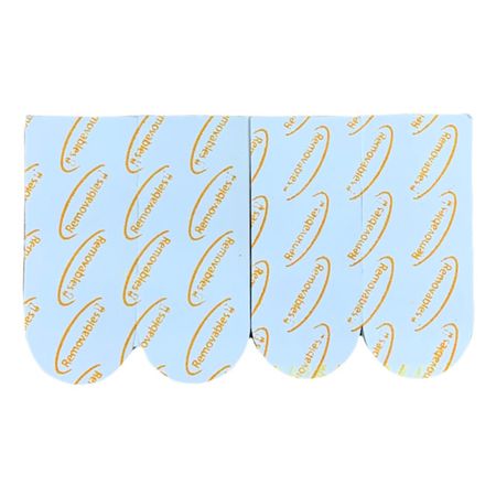 полоски самоклеящиеся JETSERVICE средние легкоудаляемые крючки настенные самоклеящиеся boussac 5 шт