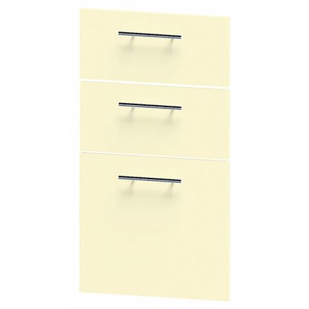 фасад Альмонд с 3 ящиками 400х720 ваниль ЛДСП угловой элемент альмонд 40х720 ваниль лдсп