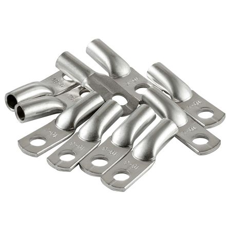 наконечник медный луженый DUWI JG-10-6-5 10шт 10шт f коннектор rg 6 цинк медь 10шт разъем резьбовой для кабеля rg6 цинк медь cadena