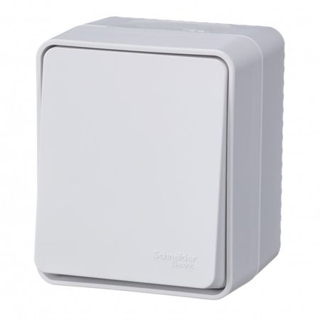 переключатель 1-клавишный Atlas Design Profi54 белый переключатель 1 клавишный atlas design с и белый