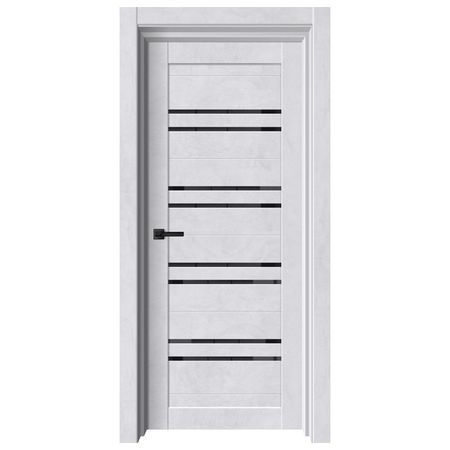 полотно дверное ДВЕРИ ГУД Х21 Бетон снежный стекло лакобель чёрный 200х60см ПВХ стекло бокового зеркала двери для spiegelglas vw bora 1j golf 4 1997 2004 passat 3b seat cordoba 6k ibiza leon toledo 1999 2002