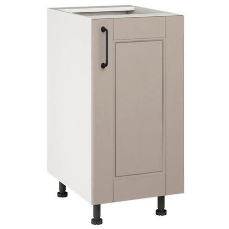 кухонный шкаф напольный Бергамо 820х400х504мм 1 дверь МДФ/ЛДСП кухонный шкаф напольный бергамо 820х400х504мм 1 ящик 1 дверь мдф лдсп