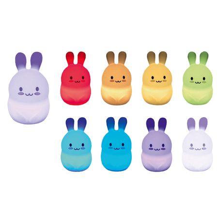 светильник ночник ARTSTYLE Заяц LED 50Лм RGB белый лабби just бутылочка 250 мл 15200 силикон соска медлен поток с ручками