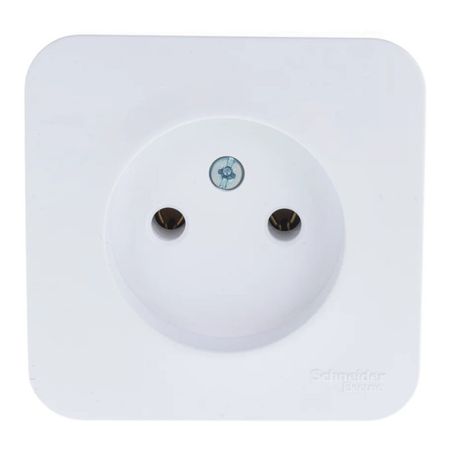 розетка 1 пост SYSTEME ELECTRIC Blanca б/з б/ш 16А белый розетка 1 пост tv schneider electric blanca белый