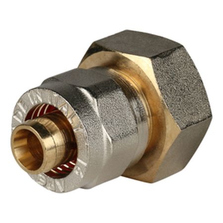 соединитель обжим STOUT металлопластиковый ВР 3/4х16 угольник обжим stout металлопластиковый 20х20