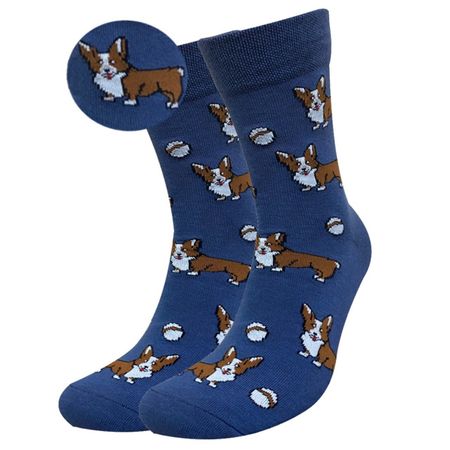 носки COMANDOR Корги размер 29 мужские джинс гелиевые шары moonbiffy корги хаски