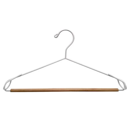 вешалка TODELIA 24см универсальная для легкой одежды c антискользящей перекладиной металл, дерево шкатулка todelia seasons 24х17 6х7см дерево