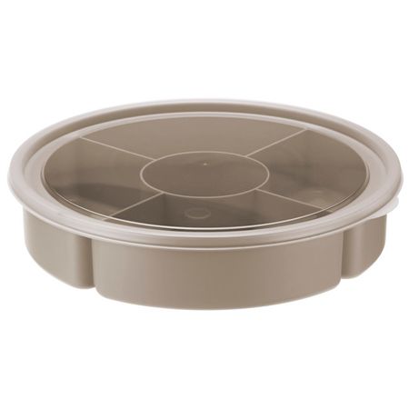 менажница IDEA 5 секций 26см с крышкой пластик капучино лоток для столовых приборов mallony forma 40 5х33 5х4 5см 6 секций пластик тпр