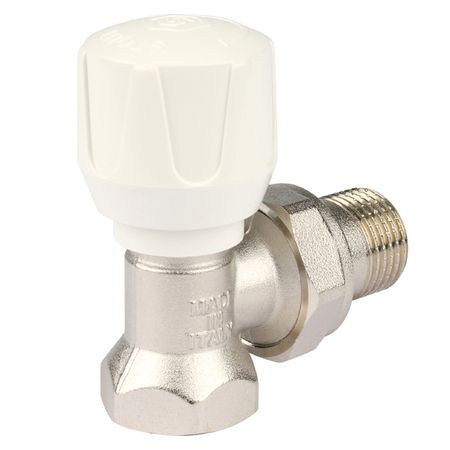 клапан ручной терморегулирующий STOUT, угловой 1/2