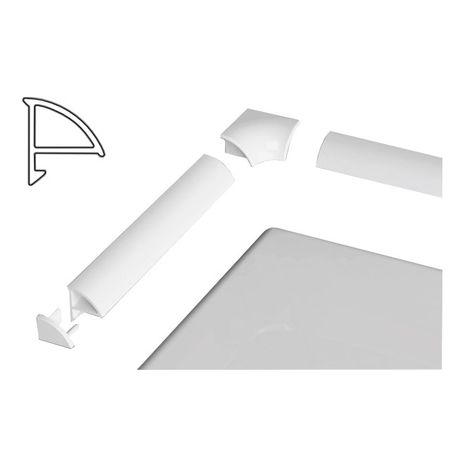 декоративная планка для ванны RAVAK 6/1100 белая мотоциклетная круглая светодиодная фара 5 75 дюйма для harley honda shadow vt 600 700 750 1100 vtx 1300 белая фара drl hi low 5 3 4 дюйма