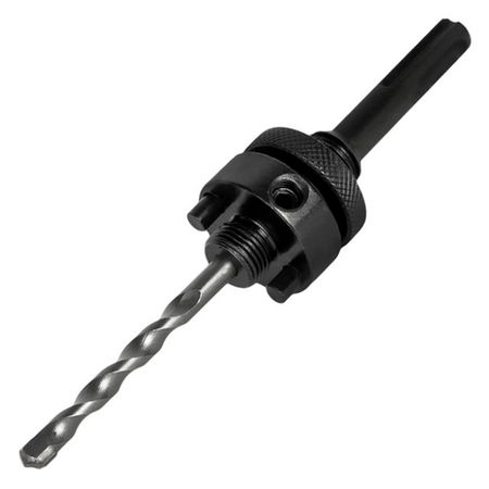 держатель коронки универсальной ПРАКТИКА 32-152мм SDS+ со сверлом сверла king алмазные коронки для мрамора плитки