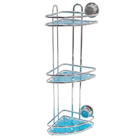 полка угловая трехъярусная TATKRAFT Conrad Vacuum Screw хром elesabox creative metal hollow fake hexagonal screw bolts storage box