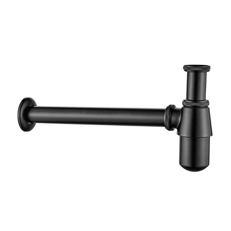 сифон для раковины LEDEME L80B 32мм чёрный ручка кнопка 32мм cлоновая кость золото винтаж wpo 707 032 00v5