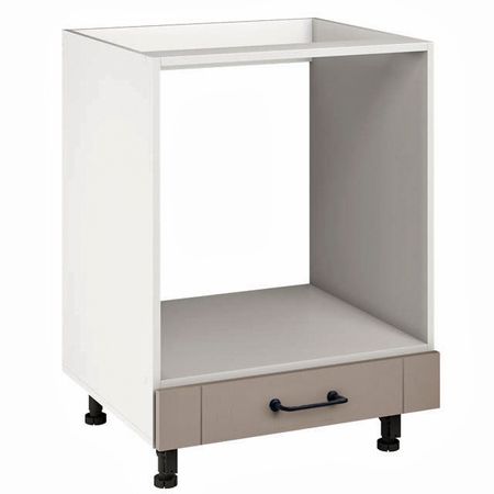 кухонный шкаф напольный для духовки Бергамо 820х600х504мм 1 ящик МДФ/ЛДСП кухонный шкаф напольный бергамо 820х600х504мм 1 ящик 1 дверь мдф лдсп