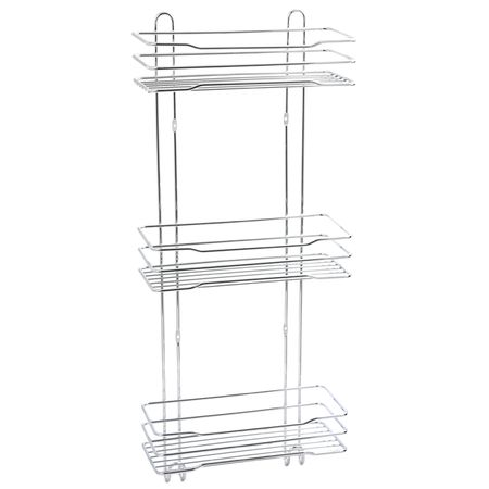 полка прямая 3-х ярусная Стамбул 30х70х13см хром магнит для холодильника bearpaw стамбул