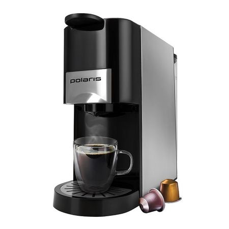 кофеварка капсульная POLARIS PCM2020 3-in-1 капсулы/молотый 1450Вт 20Бар 0,8л черный бад пория фунго ши 60 капсул