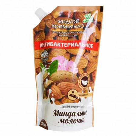 мыло жидкое ДЛЯ ВСЕЙ СЕМЬИ Миндальное молочко антибактериальное 500мл дой-пак порталак сироп 667мг мл 500мл