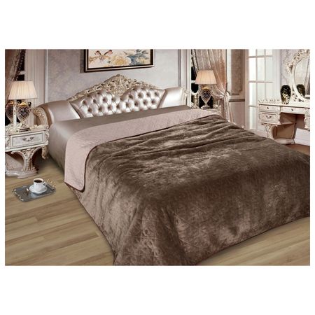 покрывало Эгоист/Egoist 200х220см темно-коричневое, арт.ПSoft220тем-кор покрывало egoist soft collection 200х220см сиреневое арт пsoft220сирен