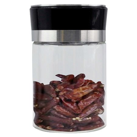 банка для продуктов HAUSMANN 0,99л круглая стекло, нерж. сталь, пластик fape локоть 105 градусов боросиликатное стекло