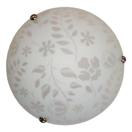 светильник настенно-потолочный Jupiter Lighting Ирис 1х60Вт Е27 металл стекло плафон стекло jupiter lighting ок е27 белый матовый